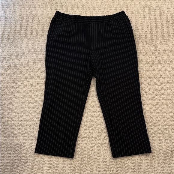 a new day Pants - *Last Chance Price* A New Day Black Pinstripe Straight Leg Pants Trousers XXL